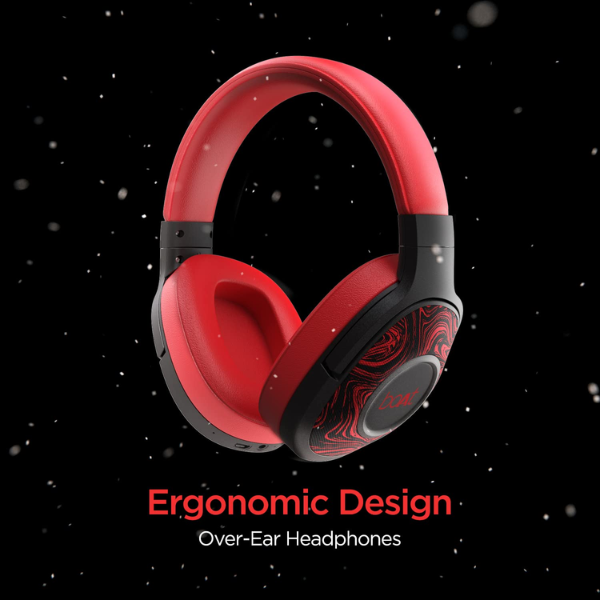 boAt Rockerz 550 Bluetooth Wireless Over Ear Headphones with Mic Upto 20 Hours Playback 50MM Drivers Soft Padded Ear Cushions and Physical Noise Isolation Red DTI Online Shopping CMS eCommerce System